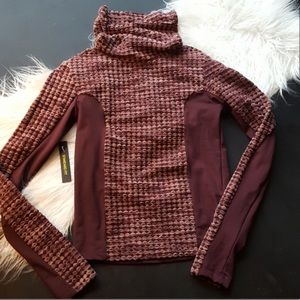 Nike Pro Hyperwarm Burgundy Long Sleeve